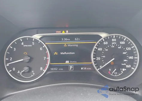 2025 Nissan Sentra Sr из США, поврежденный, VIN 3N1AB8DV3SY321089